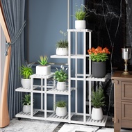 Multi-layer flower stand plant stand rack plant pot shelf with pulley display rack Balcony garden living room