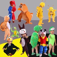 costume cosplay flora fauna costume kids Keledai kecil kanak-kanak, kura-kura, panda, lebah, kostum