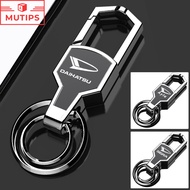 Daihatsu Car Keychain Alloy Metal Key Chain Laser Printing Logo Keyring Keychain For Mira Delta Avy 