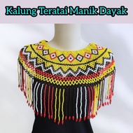 Lotus bead necklace Dayak lotus necklace/ Dayak lotus vest/ Dayak bead necklace/ Lotus chest necklac