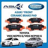 ASUKI Front Ceramic Brake Pad Toyota Vios NCP93 TRD NCP150 Vios 2014 Toyota Yaris Spare Part - CF-22