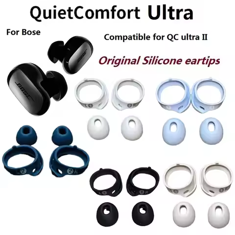 Original silicone ear tips for Bose Quietcomfort Ultra earphones replacement QC Ultra ear buds earbu