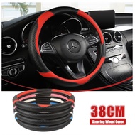Car Steering Accessories Cover Sarung Stereng Pu Leather Aksesori Kereta Perodua Axia Bezza Myvi Alz