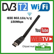 [150mbps] DVB T2 Wifi Adapter Wifi Dongle Wifi Receiver for TV Box PC Laptop/接收器 VS