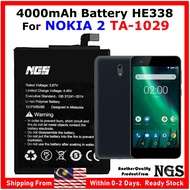 NGS Brand 4000mAh Battery HE338 Compatible FOR NOKIA 2 TA-1029 TA-1035 TA-1007 With Opening Tools