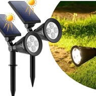 1/2 Packs Solar Lights Solar Spotlight Waterproof Solar Wall Light Solar Garden Light Solar Lamp Out