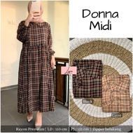 Donna Midi Dress/Baju Muslim/Gamis/Baju Wanita