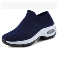 Ready Stock New Eager Women Sneakers Fashion Air Cushion Running Shoes Comfortable Sock Slip-On Shoe