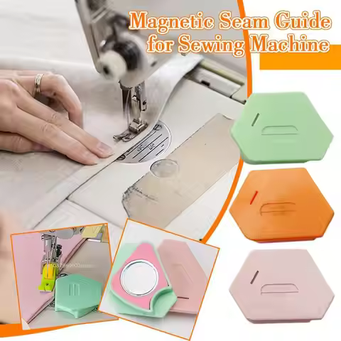 Sewing Magnetic Seam Guide Anti-Slip Grip Sewing Machine Guide Magnets Sewing Machine Attachments Mu