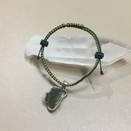 捷克隕石純銀吊墜手繩 - 蘊藏極大能量 有助開心 發財及辟邪