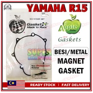 Apple Gasket - YAMAHA R15 - Spongecoat Magnet Gasket / Metal Magnet Gasket / Magnet Gasket Besi