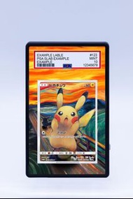 PSA Graded Pikachu Scream Card 吶喊展示case