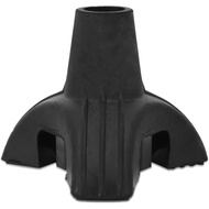 Cane Tip - Tripod Design Nonslip Rubber Replacement Foot Pad for Walking Canes - Stable Three Point,
