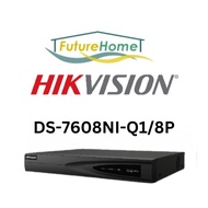 SG Local HIKVISION 8 Channel NVR DS-7608NI-Q1/8P CCTV 4K NVR Mobile App:Hik-Connect Future Home Solu