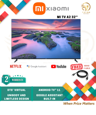 Xiaomi 32" Inch HD Android TV | MI 32" TV P1 Series | Bezel-less design | Twin Dolby Digital | Google Assistant Built-in | Bluetooth Remote With Voice Control | Bluetooth 5.0 | Wi-Fi 2.4 | Dolby Audio | Android TV with 2 Years Warranty L32M6-6ARG