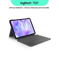 Logitech Combo Touch Keyboard Case - iPad Air 11 & 13-inch (M2 & M3), iPad Air 5th Gen, iPad Pro 11 