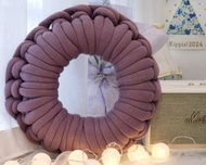 【材料包】甜甜圈抱枕-冰島毛線材料包/巨型毛線/胖胖包