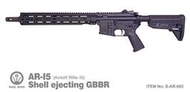 武SHOW Rare Arms AR15 CO2槍 14.5吋 拋殼 GBBR ( 跳殼BB槍BB彈M4步槍M16