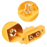 CUY 5Pcs  XT60E1-M Banana Plug RC  Connector Plug XT60E1-M XT60 Male DIY P