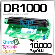Compatible to Brother DR1000 DR-1000 DRUM TN-1000 TN1000 Toner HL1110 DCP1510 MFC1810 MFC1815 HL1210