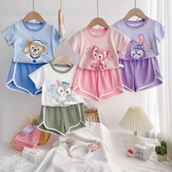 KATUN K-010 Children's Casual Short Sleeve Cotton T-Shirt Set Cool Material (Cool) Comfortable Unise