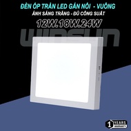 Surface mounted LED ceiling light 12W, 18W, 24W Square 12 month warranty