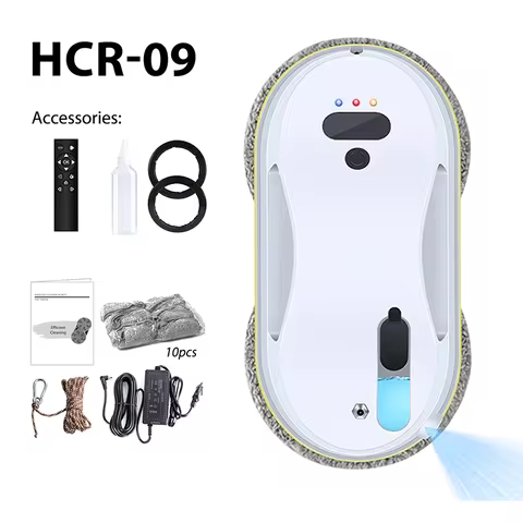 DIVEDEER Automatic Water Jet Window Cleaner Large Suction Glass Cleaning Robot Remote Control Large 