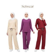 Amiably MARSYA Set Baju Seluar Muslimah Mini Pleated