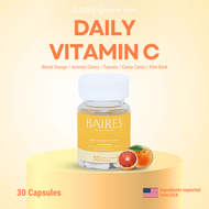 BAIRES DAILY VITAMIN C (วิตามินซีสูง) จากสารสกัดธรรมชาติเพื่อผิว 5 ชนิด