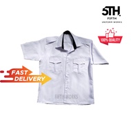 Security Guard Uniform Short Sleeve | Seragam Pengawal Keselamatan Lengan Pendek (INC PIKM LOGO)