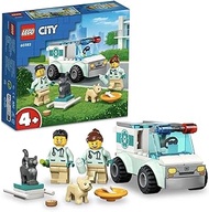 LEGO City 60382 Vet Van Rescue Building Toy Set (58 Pieces)