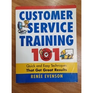 *USED BOOK* Customer Service Training 101 by Renee Evenson