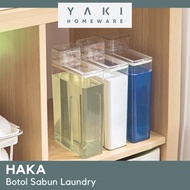 Yaki - HAKA Transparent Clothes Ditergent Pour Bottle Clear Differentant Storage Bottle Aesthetic La