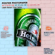 Poster Heineken Bir Hiasan Dinding Hypebeast Hypebis Beer Bintang Heineken Pilsener Local Hype Logo 