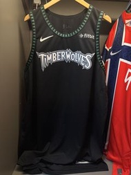 2018/19 Nike NBA Minnesota Timberwolves HWC Classic Team issued Jersey 木狼復古比賽備用球衣