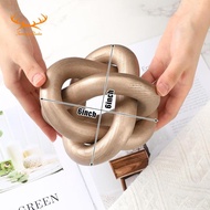 [Redpowderyan.]  Decor Gold Shelf Decor Boho Chain Link Decor, Modern Shelf, Gold Accent Decor