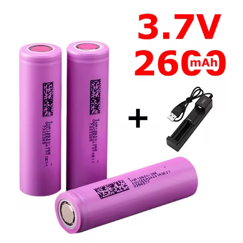 INR18650-26E battery 3.7V 2600mah rechargeable lithium battery pack true capacity 5C suitable for to
