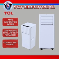 [SABAH MURAH] TCL PORTABLE AIRCOND 1.0HP MURAH READY STOCK