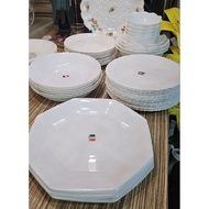 Arcopal France: Dinner plate, Lunch plate, Dessert Plate, Bowl