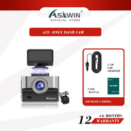 2K ADAS DashCam Wifi G.ps กล้องสำหรับรถยนต์ Asawin A2M 2.0 "หน้าจอ Touch Ips ด้านหน้า1440P และด้านหล