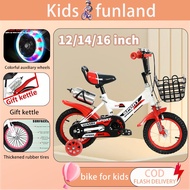 LUANDA Bike For Kids Children's Bicycle Pedal Bicycle 2-8 Years Old 12/14/16 inch Auxiliary Wheels