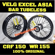 TAKASAGO EXCELL ASIA CRF 150 WR 155 300 350 RIM SET Ring R17 36H TUBELESS DRUM SPOKE SET TK BARTBELE