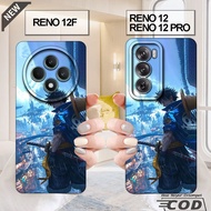 Oppo RENO 12 case _ oppo RENO 12F case _ oppo RENO 12 PRO case - flexible clear black silicone case