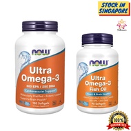 Now Ultra Omega 3 Fish Oil 90 Softgels / 180 Softgels