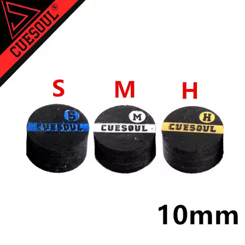 CUESOUL 10mm Snooker Cue Tips S M H Billiard Cue tips