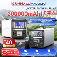 Power Station Solar Generator Silent Camping Power Supply Portable 350W/650W/1100W