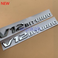 2024 NEW Car Trunk Fender Sticker for Mercedes Benz AMG C43 C63 C63S E43 E53 E63S S65L V12 V8 BITURB