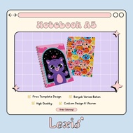 NOTEBOOK /JURNAL/DOTTED BLANK/ A5 NOTEBOOK/ Ring NOTEBOOK/ Ring - PRINTLexis
