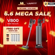 【GRAND LAUNCH】Uwant V500/V600/V800 Cordless Stick Handheld Vacuum Cleaner | 65kPa Powerful Suction |