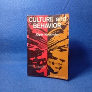 Culture and Behavior by Clyde Kluckhhn